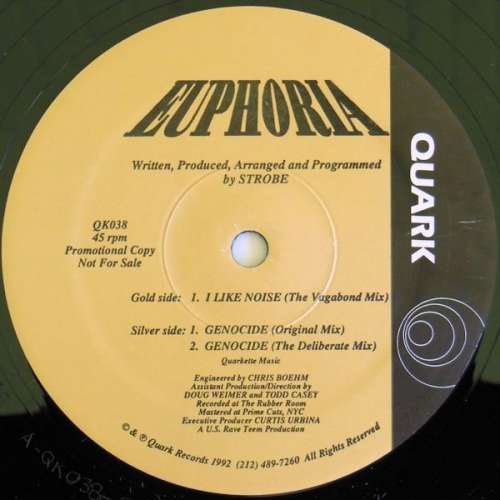 Cover Euphoria (3) - I Like Noise (12, Promo) Schallplatten Ankauf