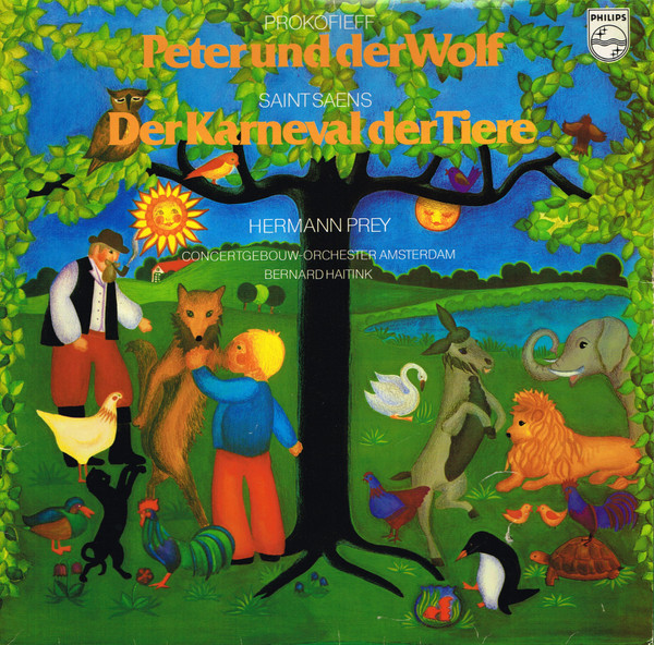 Cover Prokofieff* / Saint Saens* · Hermann Prey, Concertgebouw-Orchester Amsterdam*, Bernard Haitink - Peter Und Der Wolf / Der Karneval Der Tiere (LP) Schallplatten Ankauf