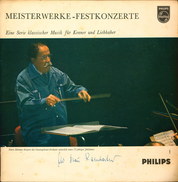 Cover Various - Meisterwerke - Festkonzerte (Eine Serie Klassischer Musik Für Kenner Und Liebhaber) (10, Promo, Smplr) Schallplatten Ankauf