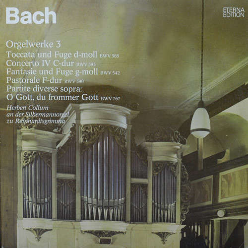 Cover Bach*, Herbert Collum - Orgelwerke 3 (LP, RP, Blu) Schallplatten Ankauf