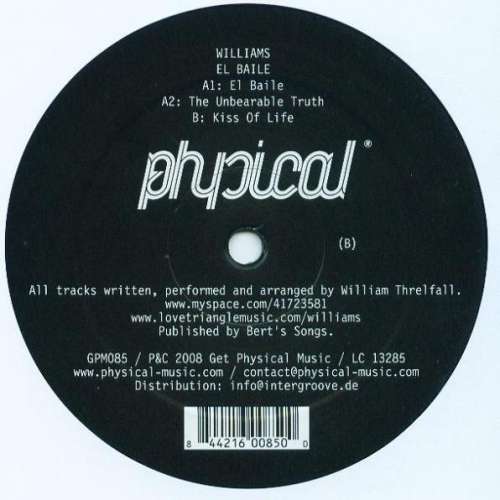 Cover Williams - El Baile (12) Schallplatten Ankauf