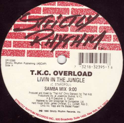 Cover T.K.C. Overload* - Livin In The Jungle (12) Schallplatten Ankauf