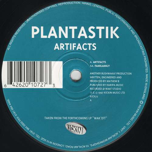 Cover Plantastik - Artifacts (12) Schallplatten Ankauf