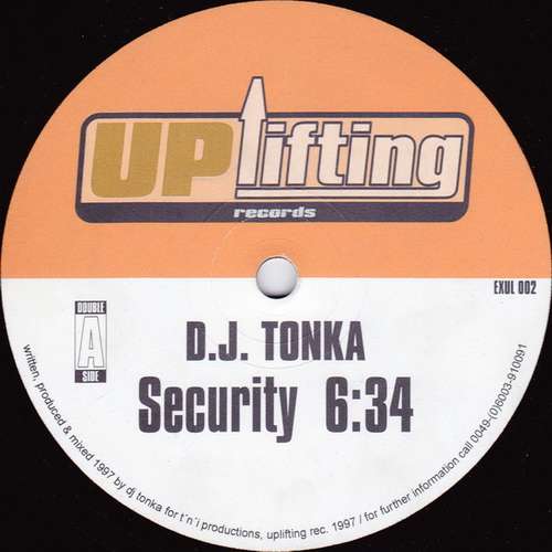Cover D.J. Tonka* - The Night / Security (12) Schallplatten Ankauf
