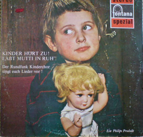 Cover Rundfunk-Kinderchor - KINDER HÖRT ZU! LASST MUTTI IN RUH! (LP) Schallplatten Ankauf