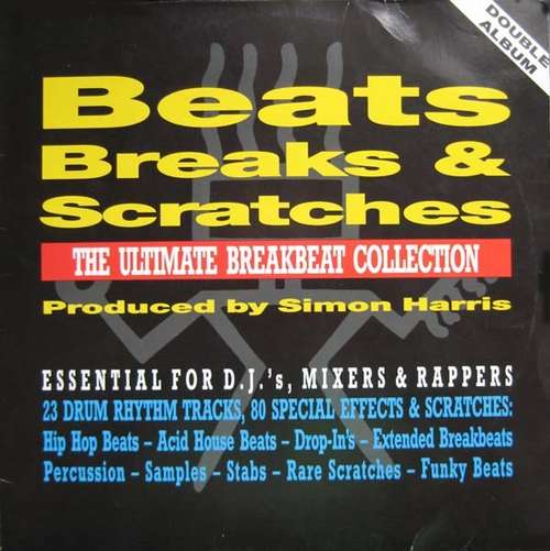 Cover Simon Harris - Beats, Breaks & Scratches (The Ultimate Breakbeat Collection) Vol. 1 + 2 (2xLP) Schallplatten Ankauf