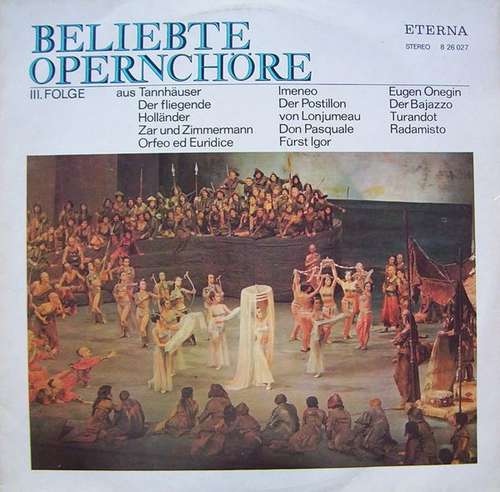 Bild Various - Beliebte Opernchöre III. Folge (LP, Comp, RE) Schallplatten Ankauf