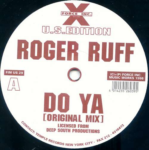 Cover Roger Ruff - Do Ya (12) Schallplatten Ankauf