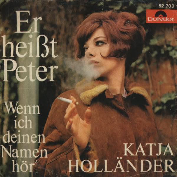 Cover Katja Holländer - Er Heißt Peter (7, Single, Mono) Schallplatten Ankauf