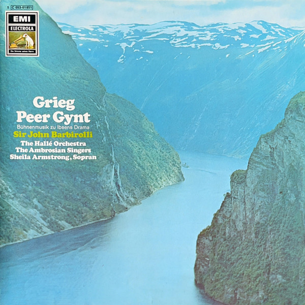Bild Grieg*, Sir John Barbirolli, The Hallé Orchestra*, The Ambrosian Singers, Sheila Armstrong - Peer Gynt (LP) Schallplatten Ankauf