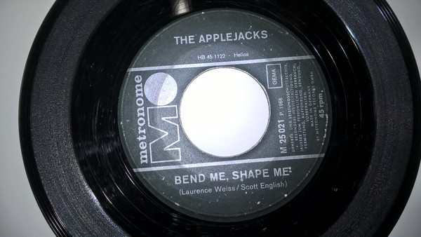Bild The Applejacks - Bend Me, Shape Me / Cold Light Of Day (7, Single) Schallplatten Ankauf