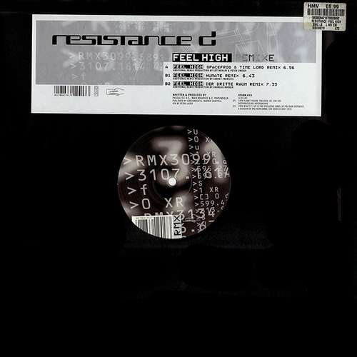 Cover Resistance D - Feel High Remixe (12) Schallplatten Ankauf