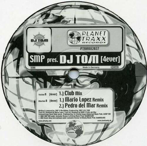 Cover SMP (2) pres. DJ Tom - 4ever (12) Schallplatten Ankauf