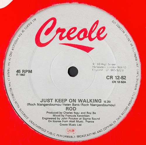 Cover Rod - Just Keep On Walking (12) Schallplatten Ankauf