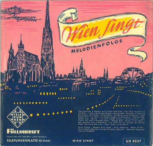 Cover Various - Wien Singt (7) Schallplatten Ankauf