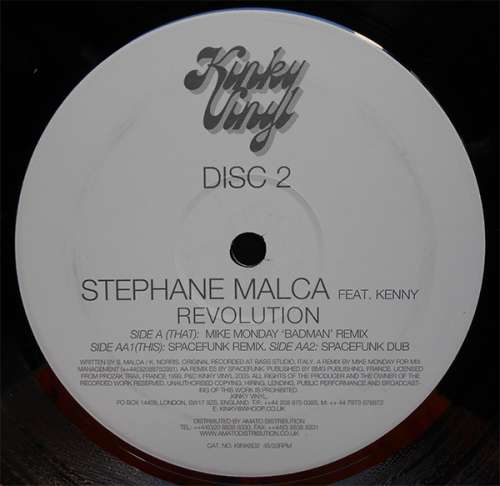 Cover Stephane Malca - Revolution (Disc 2) (12) Schallplatten Ankauf