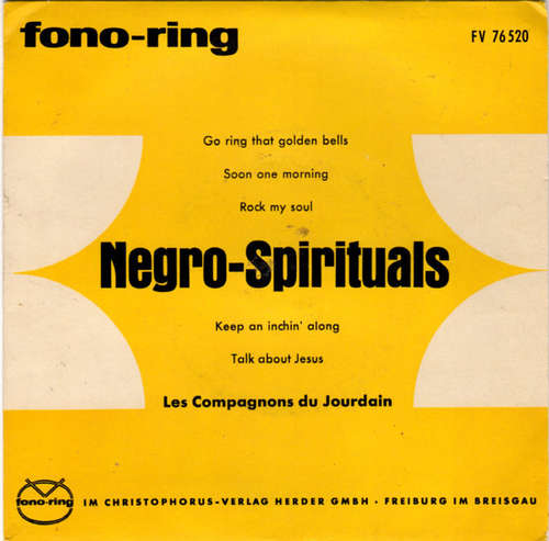 Cover Les Compagnons Du Jourdain - Negro-Spirituals (7, EP, Mono) Schallplatten Ankauf