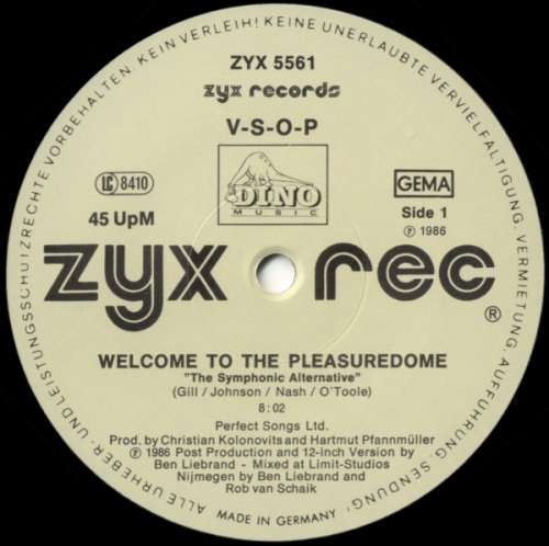 Cover VSOP* / Vienna Symphonic Orchestra Project - Welcome To The Pleasuredome (12, Maxi) Schallplatten Ankauf