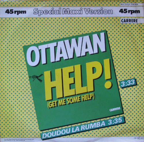 Cover Ottawan - Help! (Get Me Some Help) / Doudou La Rumba (Special Maxi Version) (12) Schallplatten Ankauf