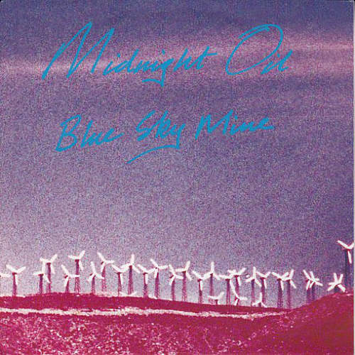 Cover Midnight Oil - Blue Sky Mine (7, Single) Schallplatten Ankauf