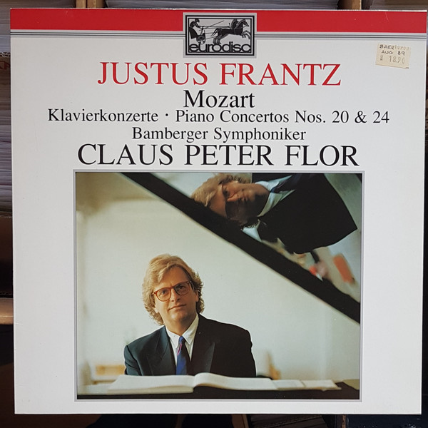 Cover Justus Frantz, Mozart*, Bamberger Symphoniker, Claus Peter Flor - Klavierkonzerte No. 20 & 24 (LP, Album) Schallplatten Ankauf