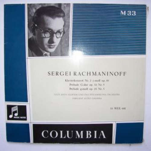 Cover Rachmaninoff* - Geza Anda* - Philharmonia Orchestra - Alceo Galliera - Klavierkonzert Nr. 2 C-Moll Op. 18, Prelude G-Dur Op. 32 Nr. 5, Prelude G-Moll Op. 23 Nr.5 (LP, Mono) Schallplatten Ankauf