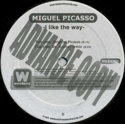 Bild Miguel Picasso - I Like The Way (12, Ltd, Promo) Schallplatten Ankauf