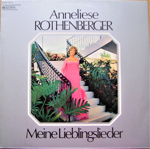 Cover Anneliese Rothenberger - Meine Lieblingslieder (LP, Comp, Club) Schallplatten Ankauf