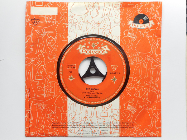 Cover Tony Sheridan & The Beat Brothers (2) - My Bonnie / The Saints (7, Mono, RE) Schallplatten Ankauf