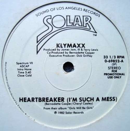 Cover Heartbreaker (I'm Such A Mess) / Don't Hide Your Love Schallplatten Ankauf