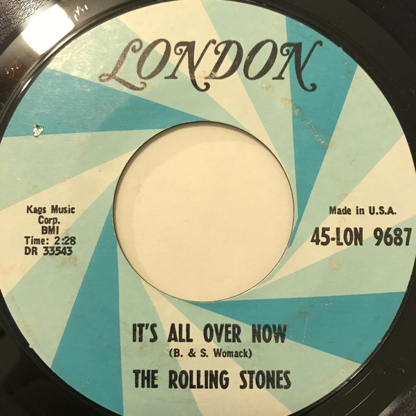 Cover The Rolling Stones - It's All Over Now, Good Times Bad Times (7) Schallplatten Ankauf