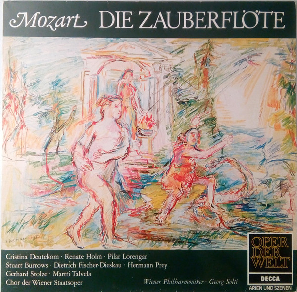 Cover Mozart* - Wiener Philharmoniker, Georg Solti - Die Zauberflöte (LP) Schallplatten Ankauf