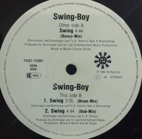 Cover Swing-Boy - Swing (12, Maxi) Schallplatten Ankauf