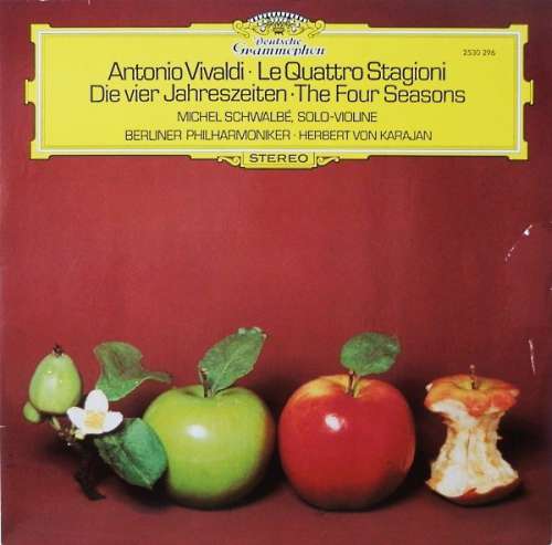 Cover Antonio Vivaldi / Michel Schwalbé • Berliner Philharmoniker • Herbert von Karajan - Le Quattro Stagioni (LP, RP) Schallplatten Ankauf