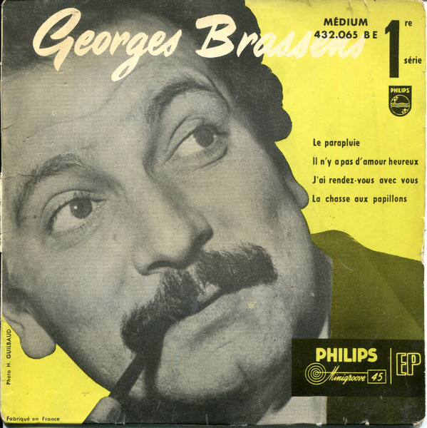 Cover Georges Brassens - Le Parapluie (7, EP, Mono, RE) Schallplatten Ankauf