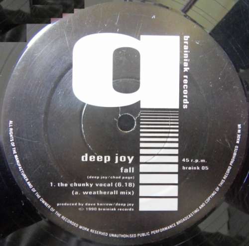 Cover Deep Joy - Fall (12) Schallplatten Ankauf