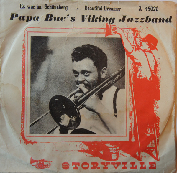 Cover Papa Bue's Viking Jazzband* - Es war im Schöneberg / Beautiful Dreamer (7, Single, Yel) Schallplatten Ankauf