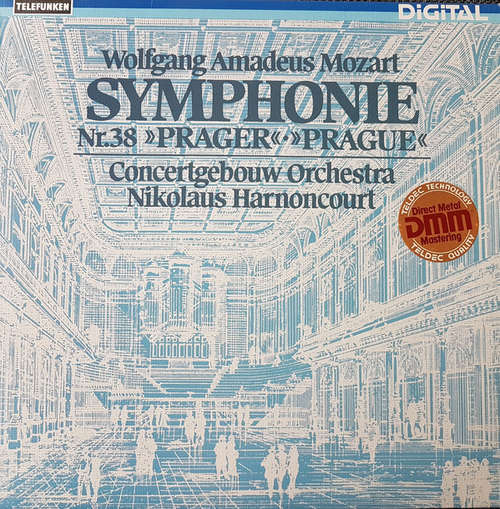 Cover Wolfgang Amadeus Mozart - Concertgebouw Orchestra*, Nikolaus Harnoncourt - Symphonie Nr. 38 »Prager«•» Prague« (LP, Club, DMM) Schallplatten Ankauf