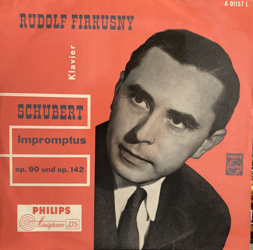 Cover Schubert*, Rudolf Firkušný - Impromptus Op. 90 Und Op. 142 (LP, Mono) Schallplatten Ankauf