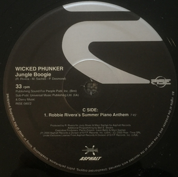 Cover Wicked Phunker - Jungle Boogie (2x12, Promo) Schallplatten Ankauf