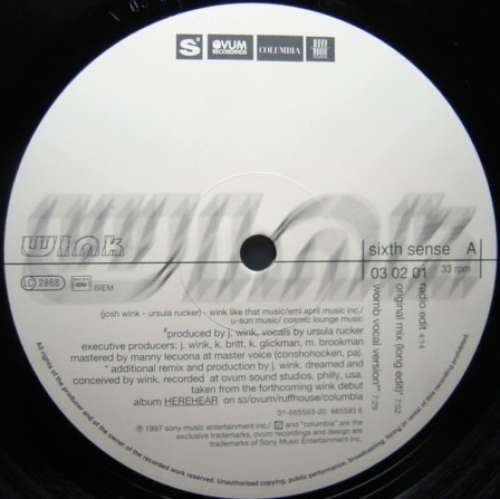 Cover Wink* - Sixth Sense (12) Schallplatten Ankauf