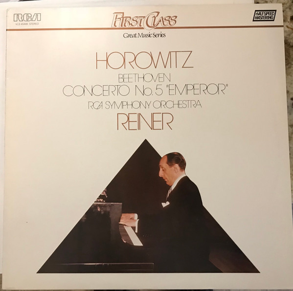 Cover Beethoven* - Vladimir Horowitz, Fritz Reiner, RCA Victor Symphony Orchestra - Emperor Concerto No. 5, In E-Flat, Op. 73  (LP, Album, RE, Hal) Schallplatten Ankauf