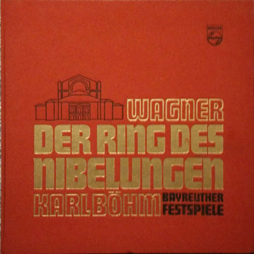 Cover Wagner* - Karl Böhm - Der Ring Des Nibelungen - Bayreuther Festspiele (16xLP, RP, Jub + Box) Schallplatten Ankauf