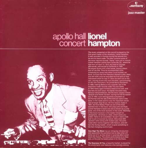 Bild Lionel Hampton - Apollo Hall Concert (LP, Album, Mono, RE) Schallplatten Ankauf