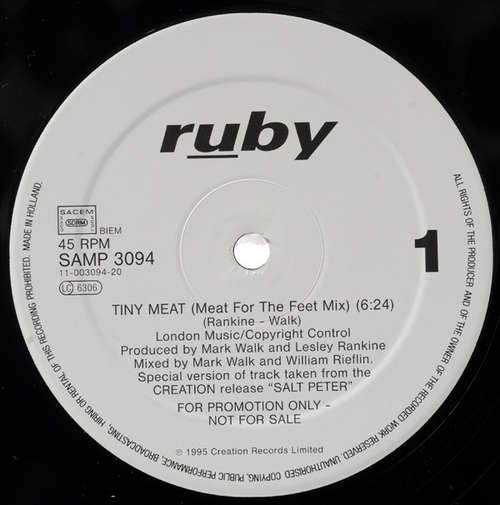Cover Ruby - Tiny Meat (12, Promo) Schallplatten Ankauf