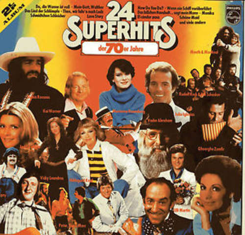 Cover Various - 24 Superhits Der 70er Jahre (2xLP, Comp) Schallplatten Ankauf