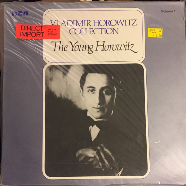 Cover Vladimir Horowitz - The Young Horowitz (Vladimir Horowitz Collection Volume 1) (LP, Album, Mono) Schallplatten Ankauf
