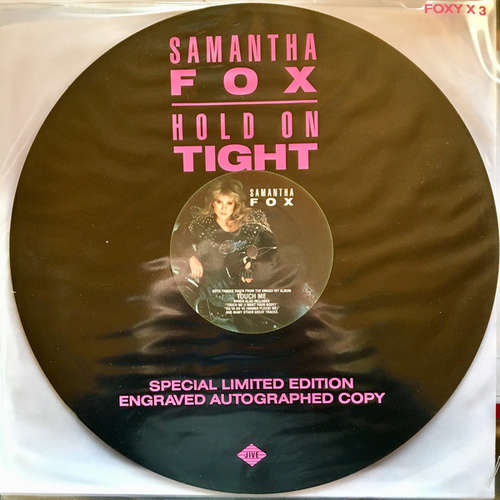 Cover Samantha Fox - Hold On Tight (12, S/Sided, Single, Ltd, S/Edition) Schallplatten Ankauf