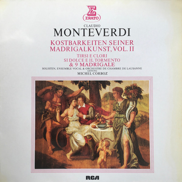 Cover Claudio Monteverdi, Ensemble Vocal*, Orchestre De Chambre De Lausanne, Michel Corboz - Kostbarkeiten Seiner Mardrigalkunst, Vol. II (LP) Schallplatten Ankauf