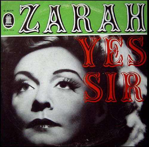 Cover Zarah Leander - Zarah......... Yes Sir ! (10, Comp) Schallplatten Ankauf